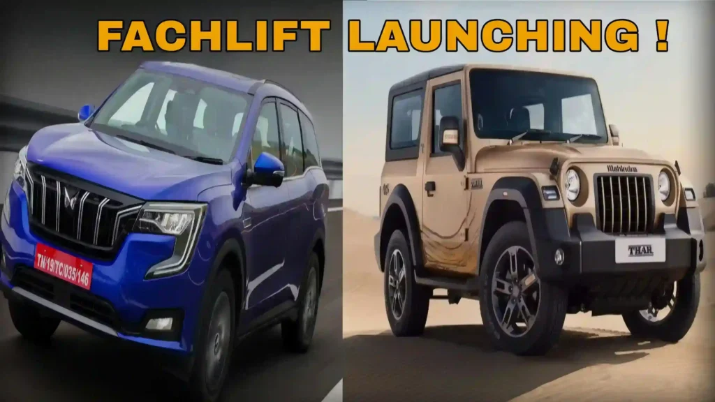 mahindra thar xuv700 facelift