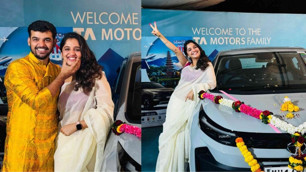 Shivani Sonar new car