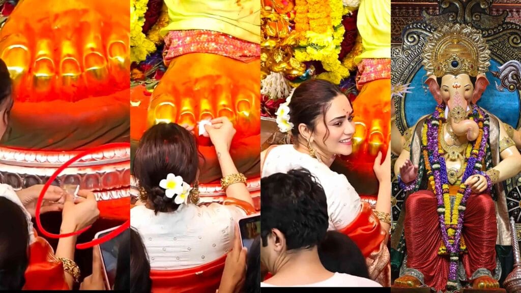 Amruta Khanvilkar at Lalbaugcha Raja
