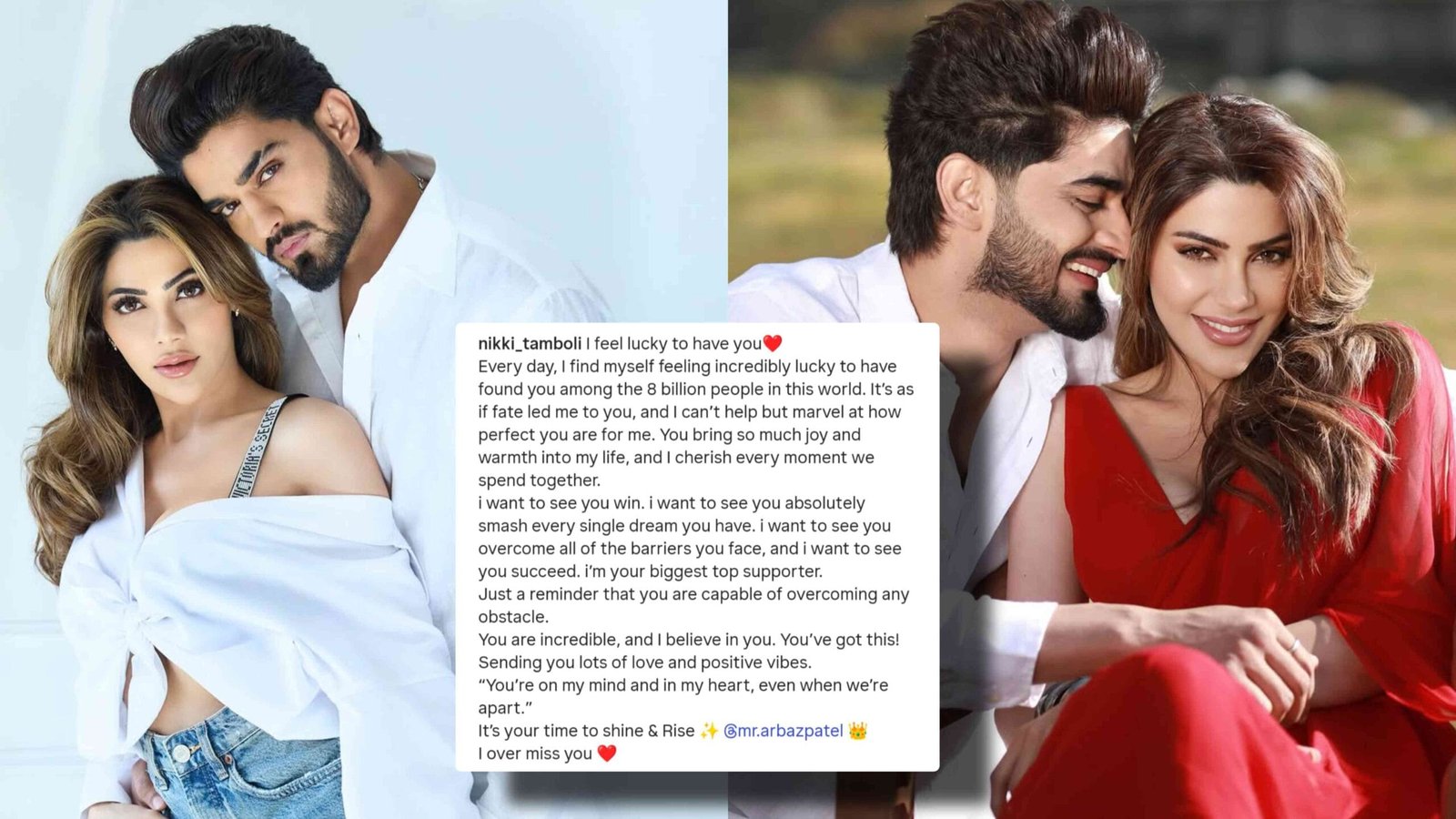 nikki tamboli post for arbaaz patel