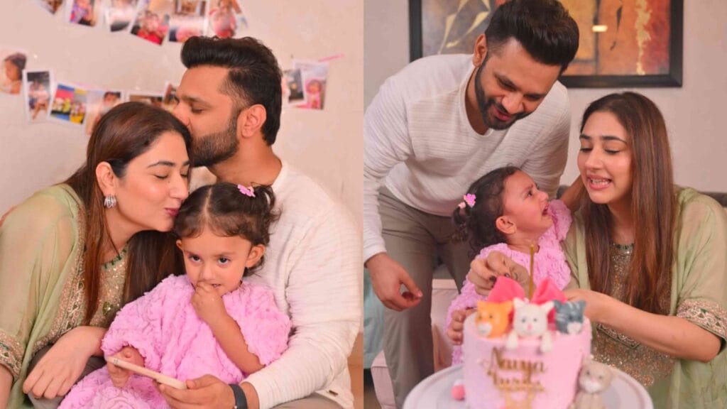 rahul vaidya and disha parmar navyacha vadhdivas celebration social media viral