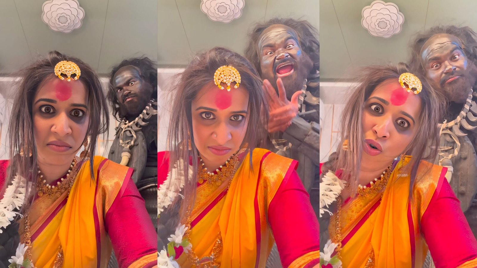 Diwali wishes kushal Badrike shreya Bugde