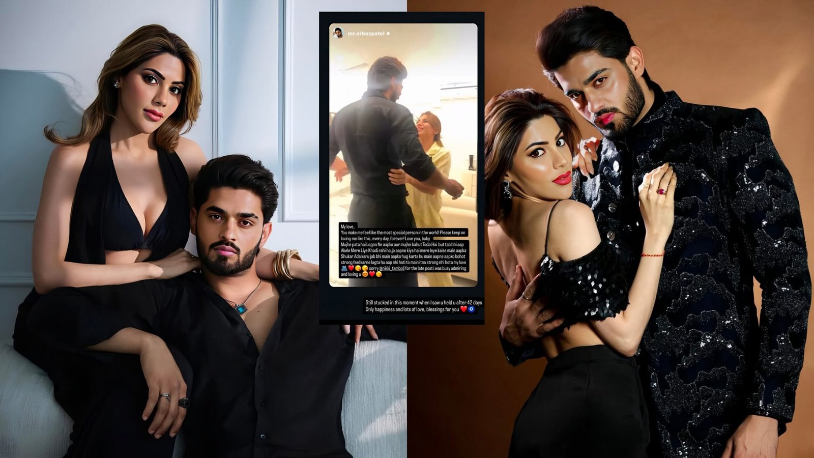 nikki tamboli arbaaz patel love post after show