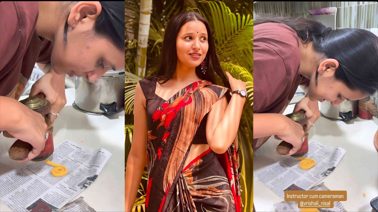 aalapini nisal diwali chakli video viral