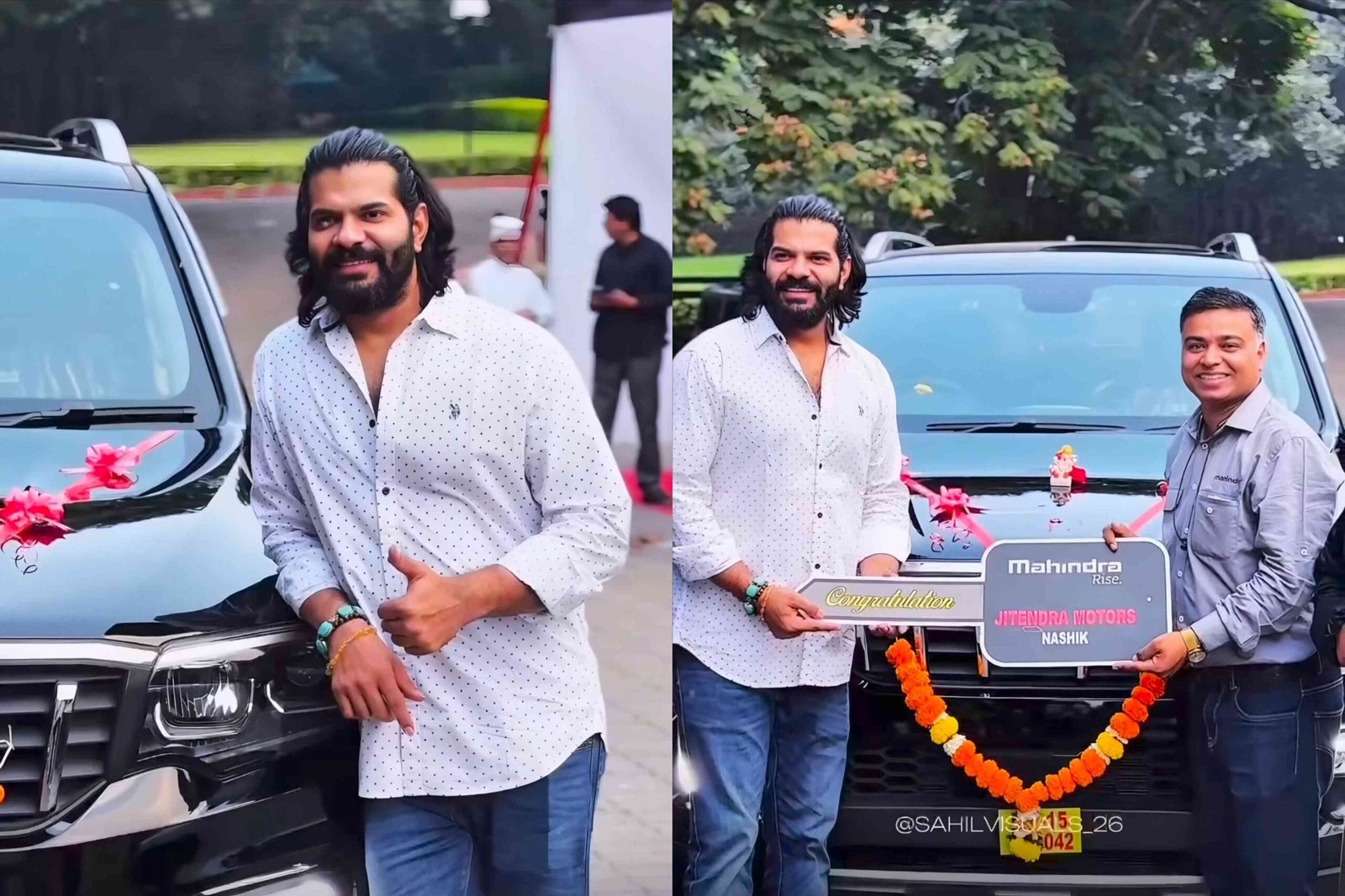hardeek joshi luxury car diwali surprise
