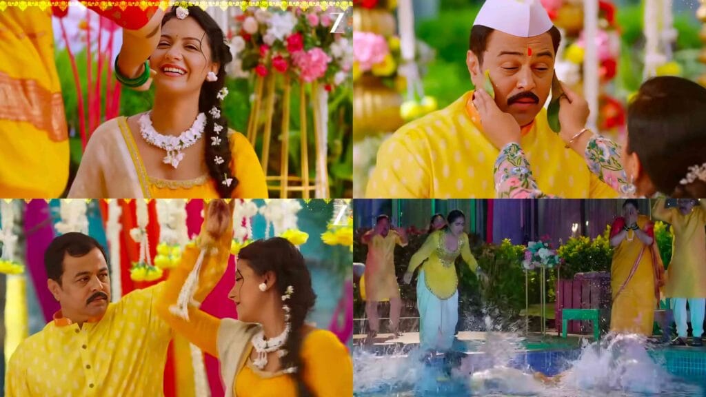 veen doghatli hi tutena goa wedding haldi twist promo