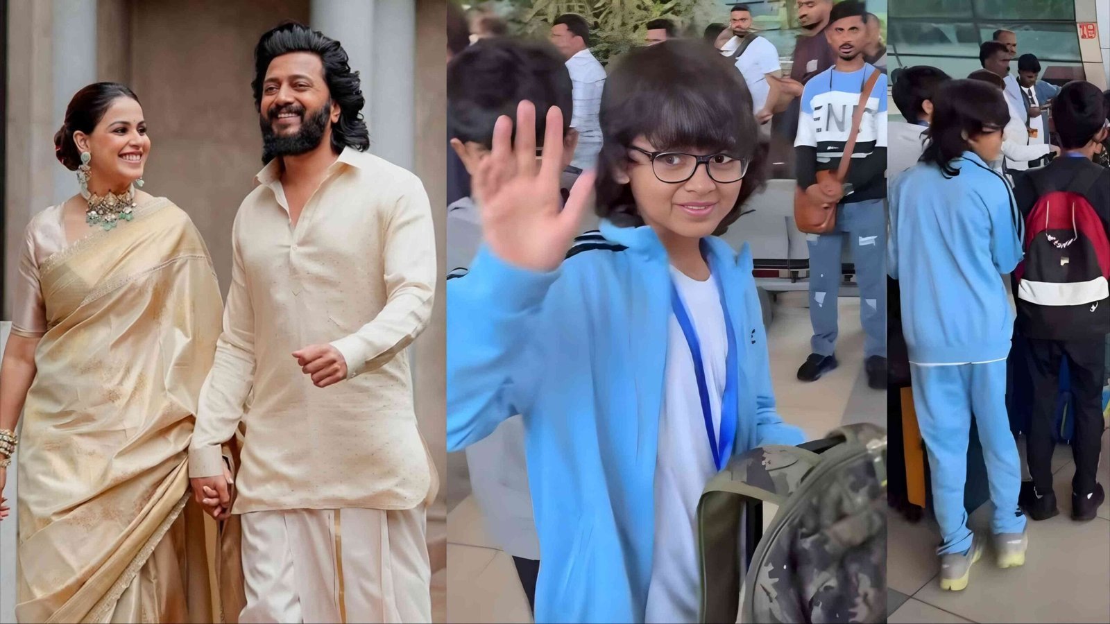 First flight Riaan Genelia Deshmukh emotional moment