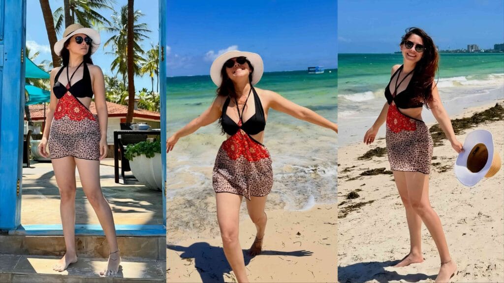 sonalee kulkarni bold photoshoot on beach
