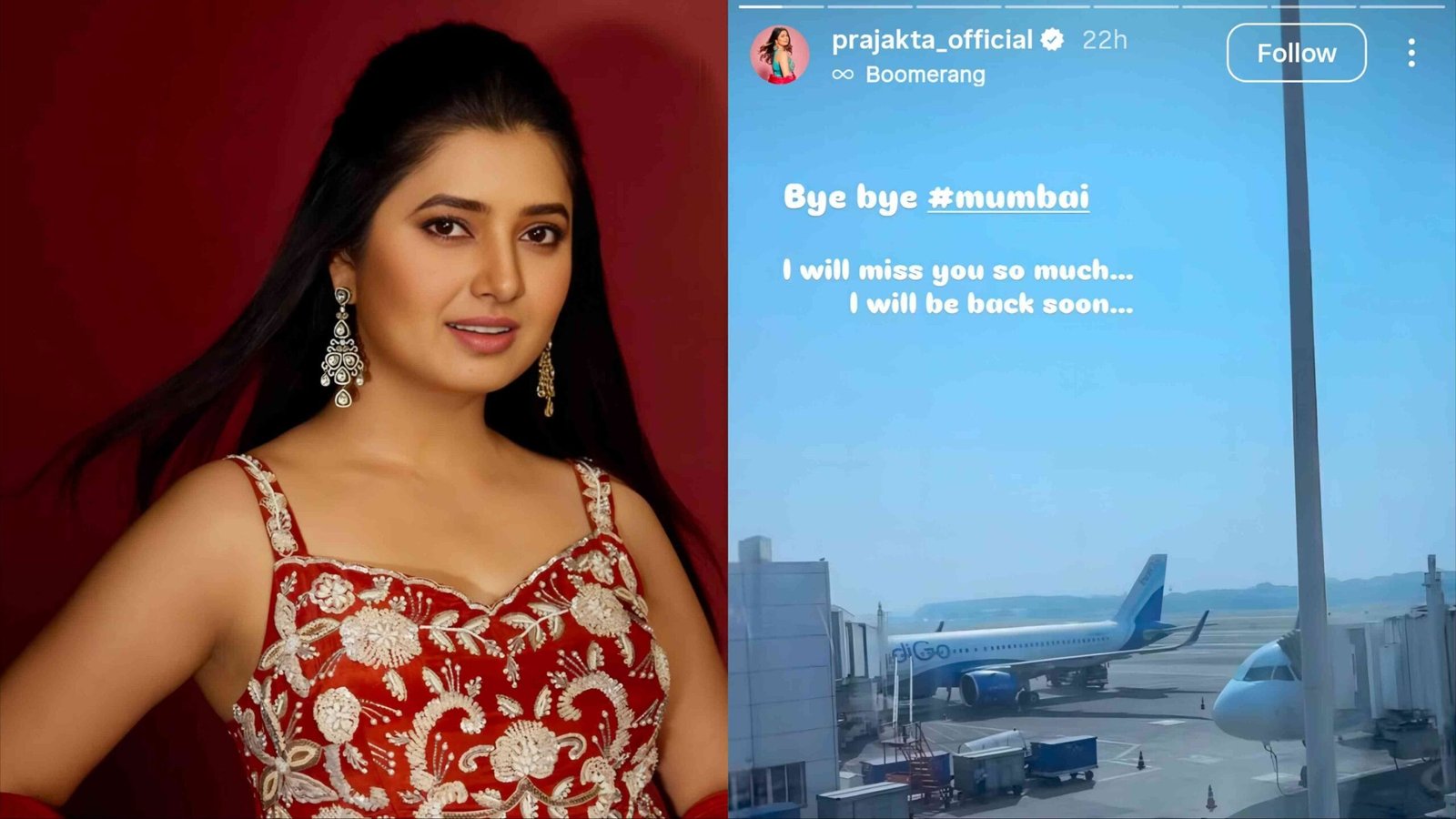 prajakta mali nagpur journey news