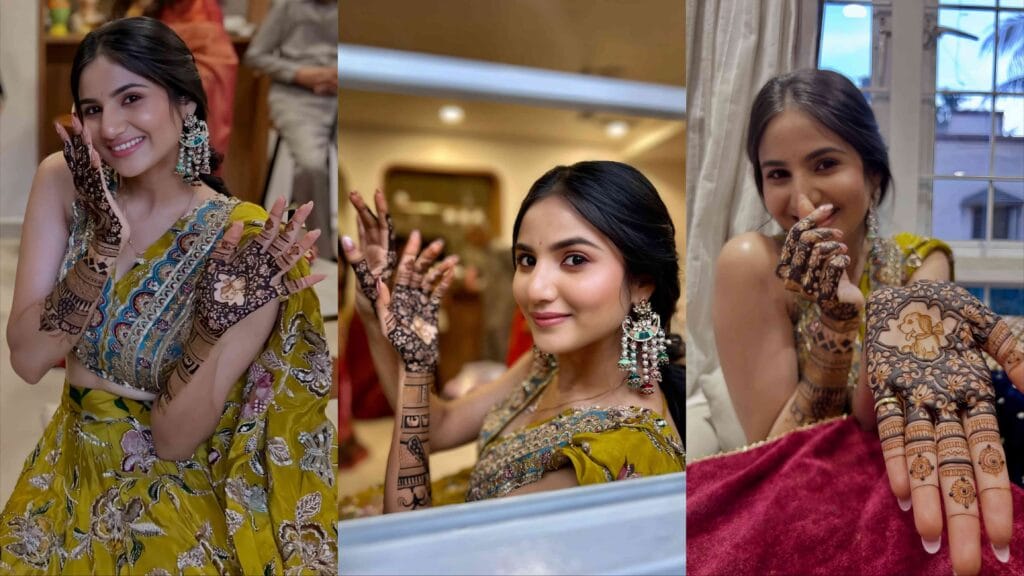 pooja birari soham bandekar wedding mehendi photos