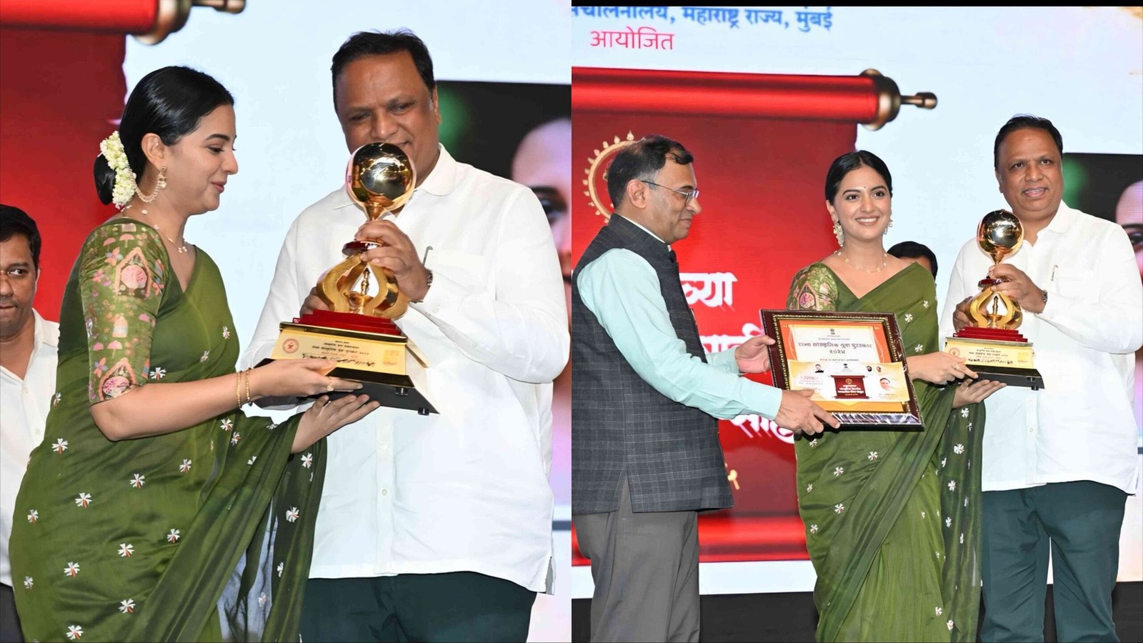 tejashri pradhan cultural youth award honor