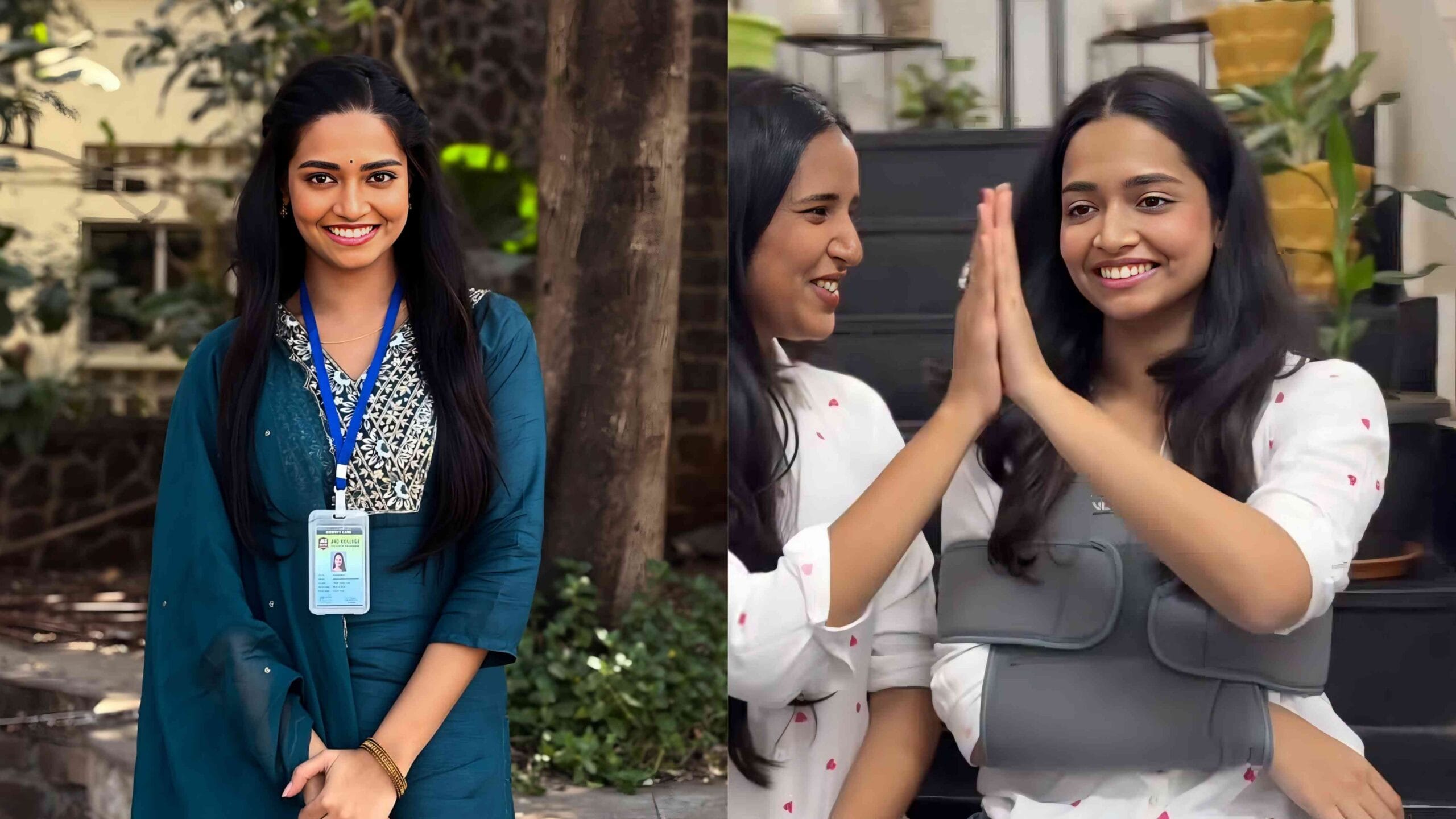 Vallari Viraj hand injury viral video