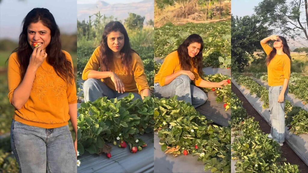 ashwini mahangade uncle farm photos