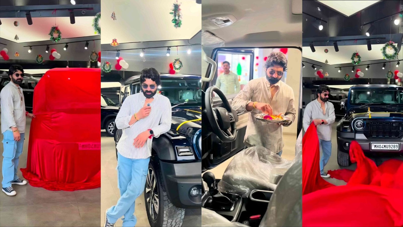 santosh juvekar new car thar roxx