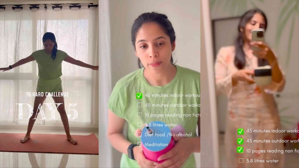 sanika kashikar 75 days fitness challenge 2026