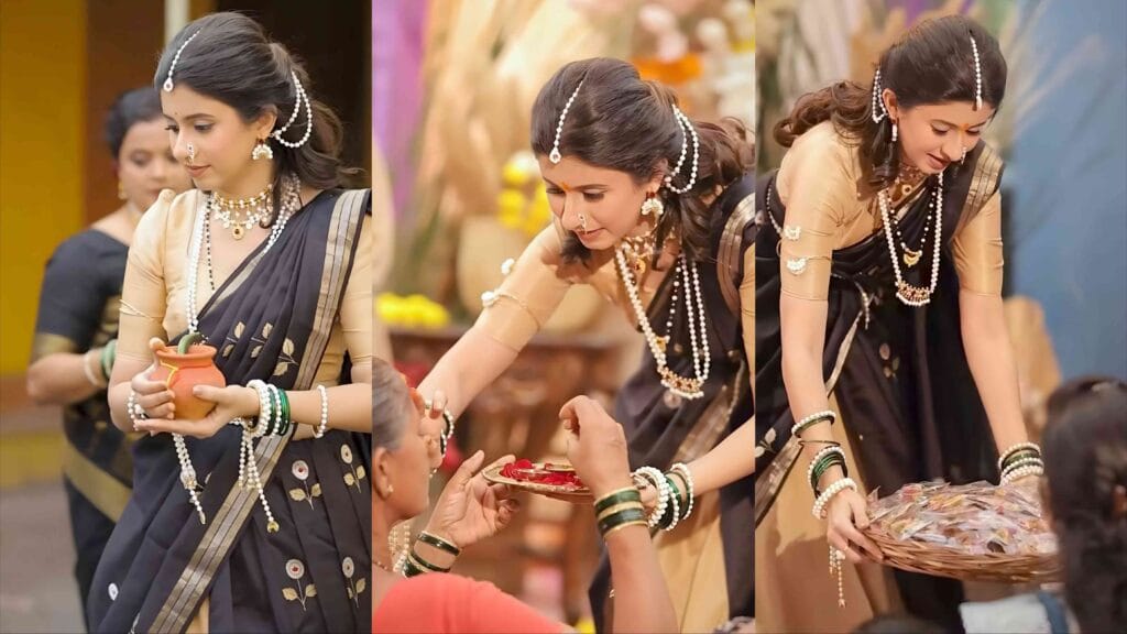 ankita walawalkar first makar sankranti village