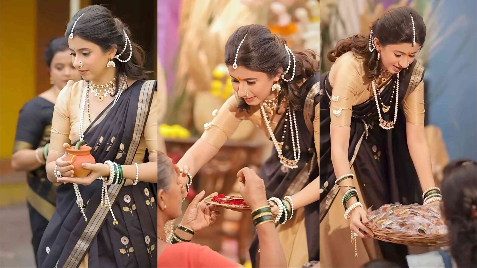 ankita walawalkar first makar sankranti village