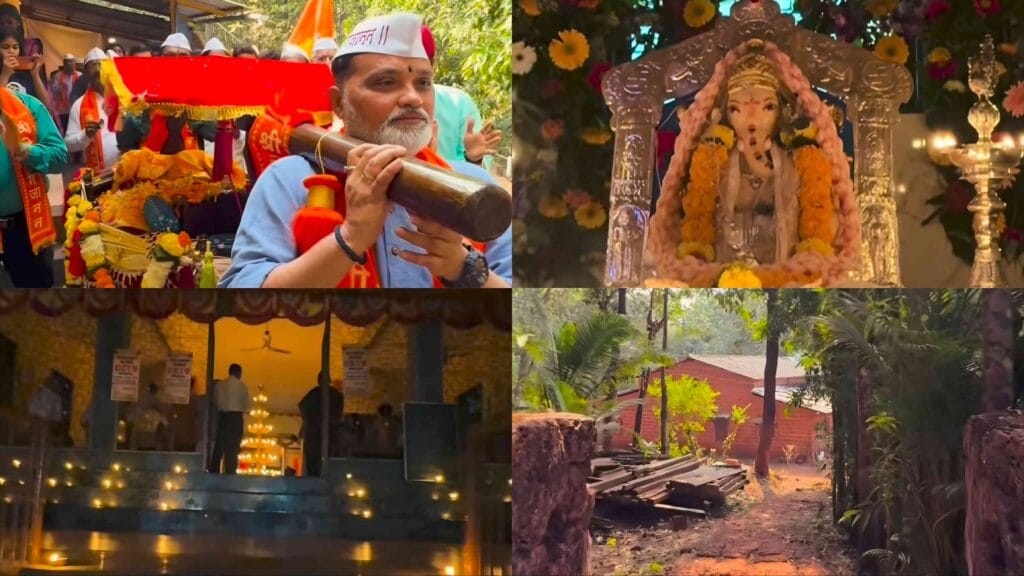 ravi jadhav in konkan during magh ganeshotsav