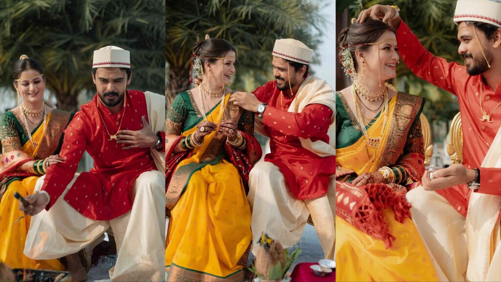 revati lele wedding photos husband kaushik bhide