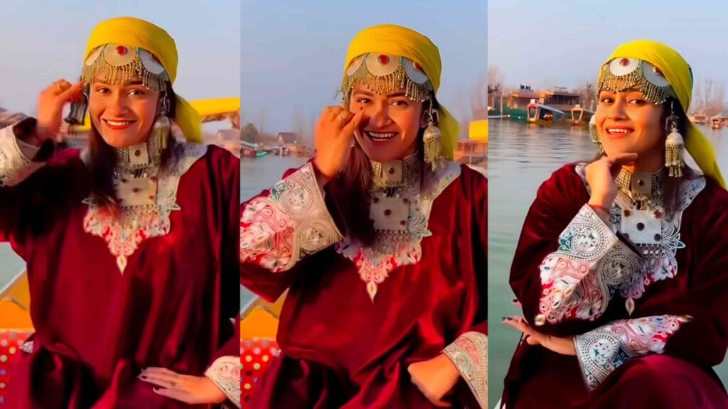 vidisha mhaskar kashmir bumro dance‌ video