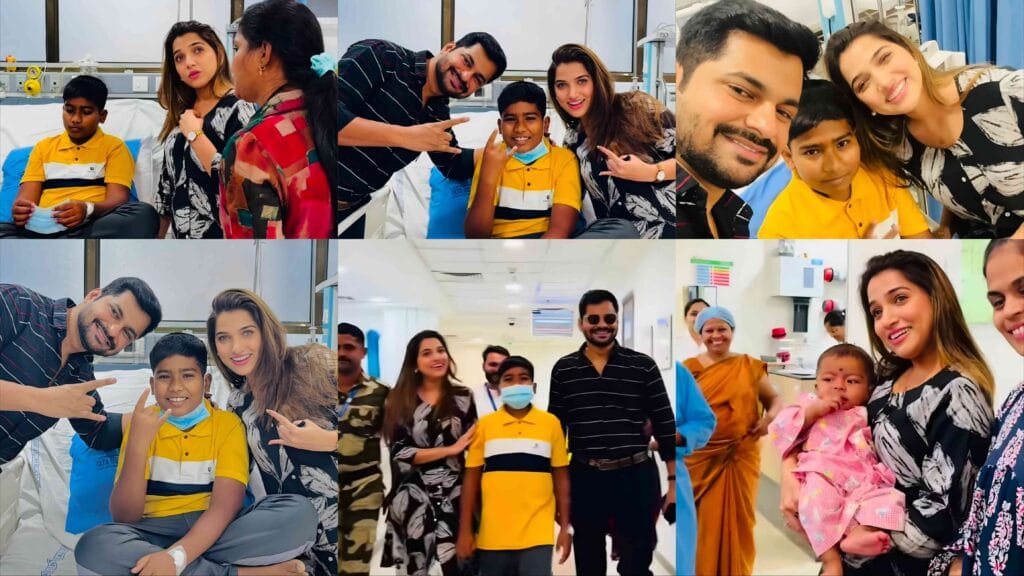 janhvi killekar meets young cancer patient fan