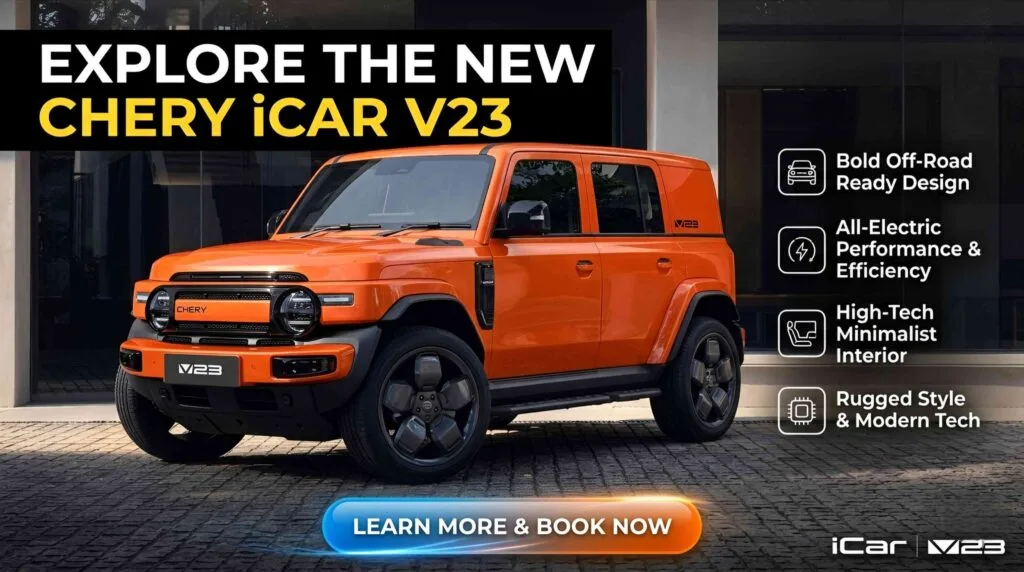 chery icar v23 electric suv india testing