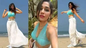 purniemaa dey glamorous look beach