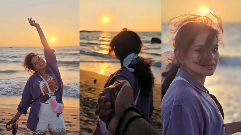 titeeksha tawde  goa beach holiday photos