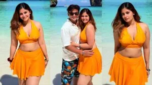 anushka pimpudkar meghan jadhav thailand honeymoon beach photos