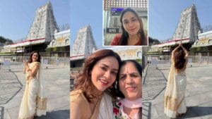 amruta khanvilkar tirupati balaji darshan anubhav