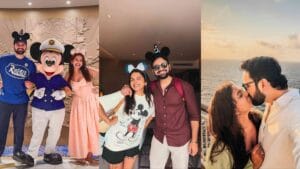 mitali mayekar siddharth chandekar singapore disney cruise trip