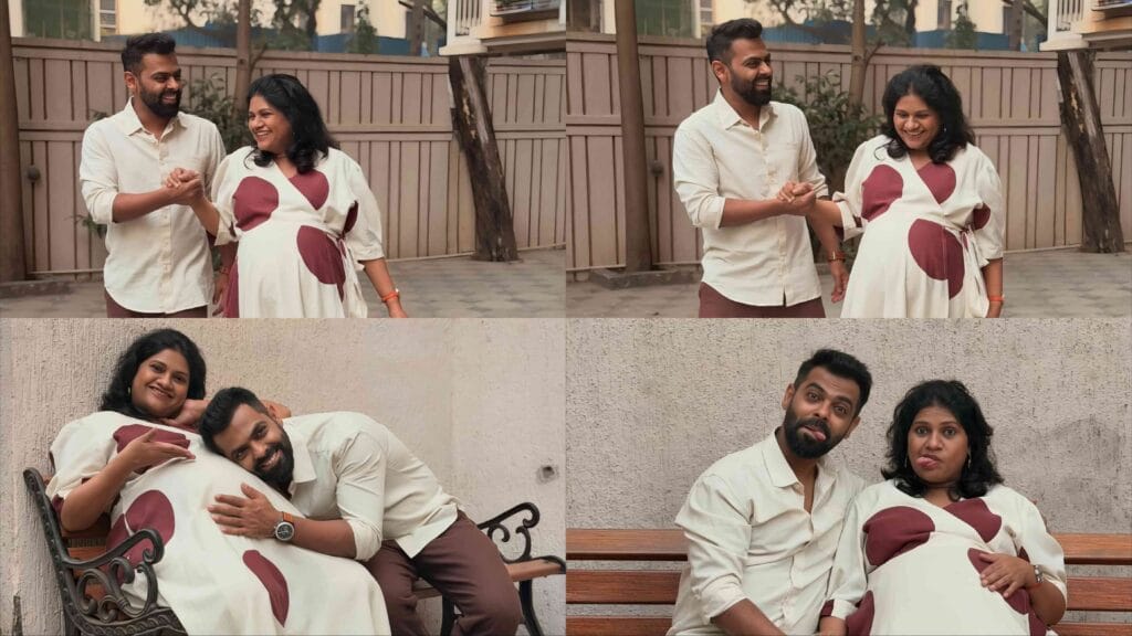 rohan gujar maternity photoshoot wife snehal baby good news