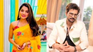 Bigg Boss Marathi 6 Janhavi Killekar reacts to Raqesh Bapat and Vishal Kotian