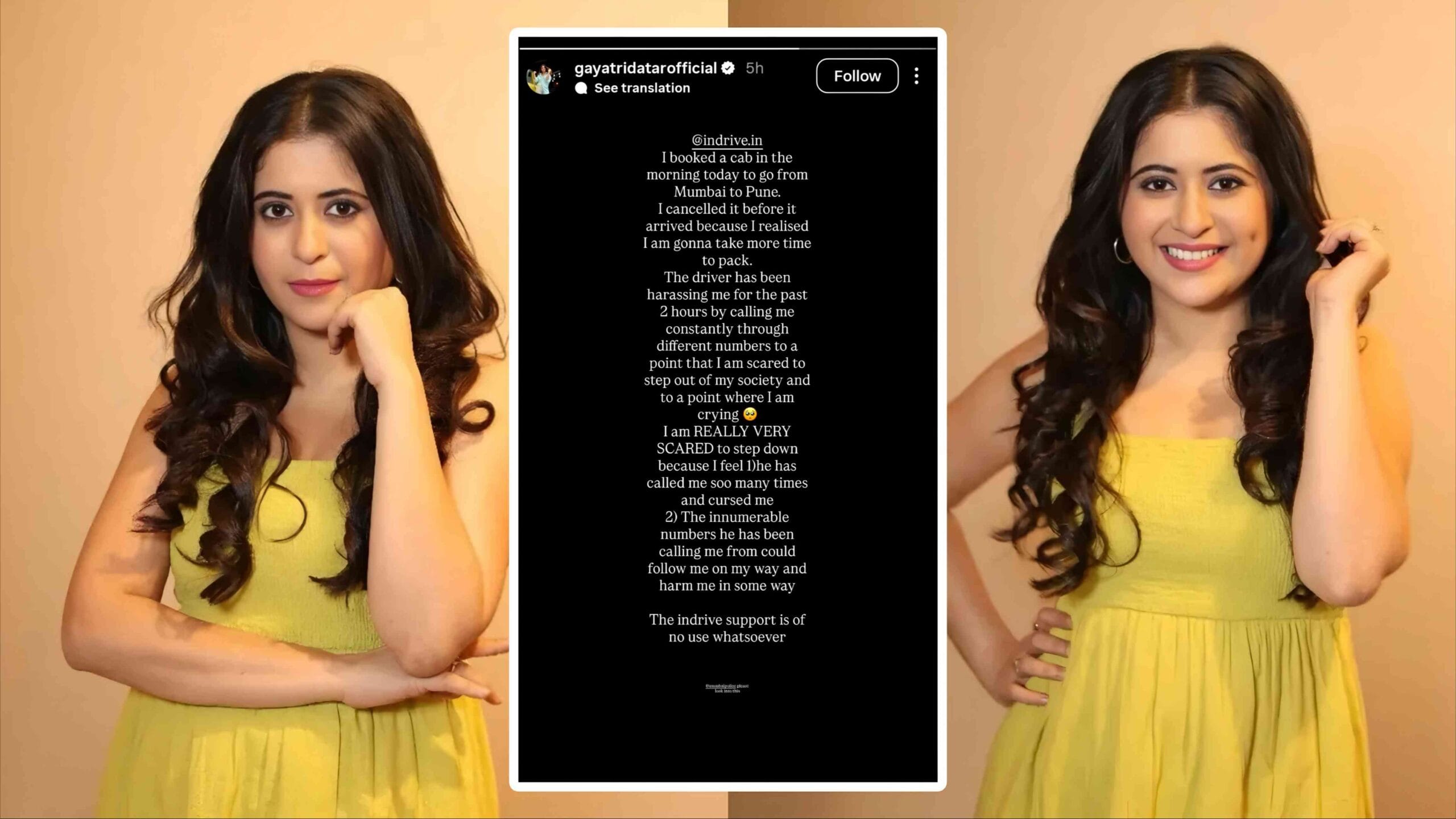 gayatri datar cab driver harassment pune news