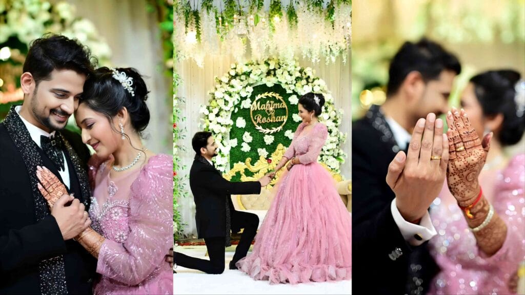 mahima mhatre roshan vichare engagement