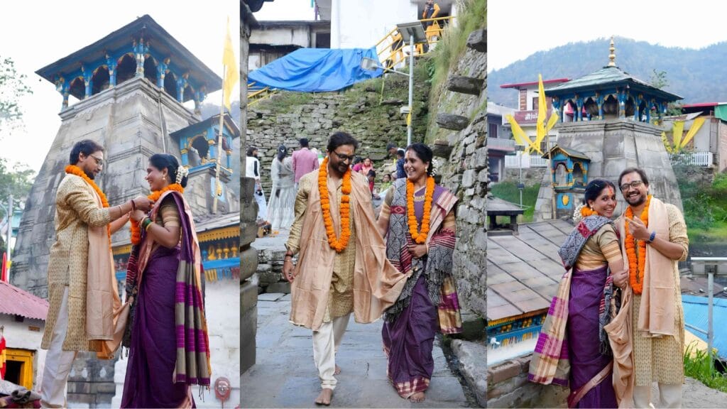 nandita patkar marriage triyuginarayan temple vipul mahagavkar