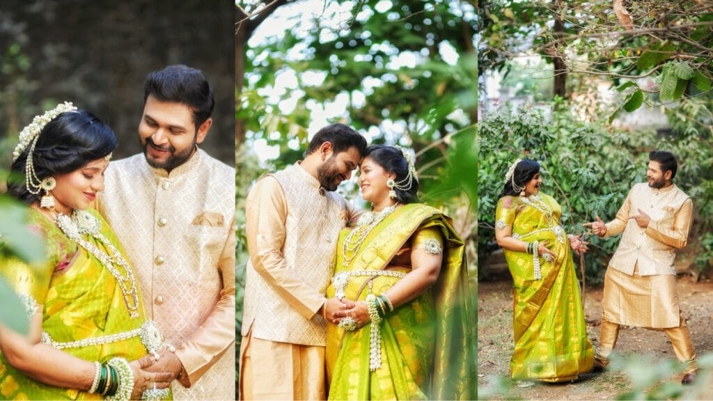 lakshmi niwas actor nikhil to become father dohale jevan ceremony photos