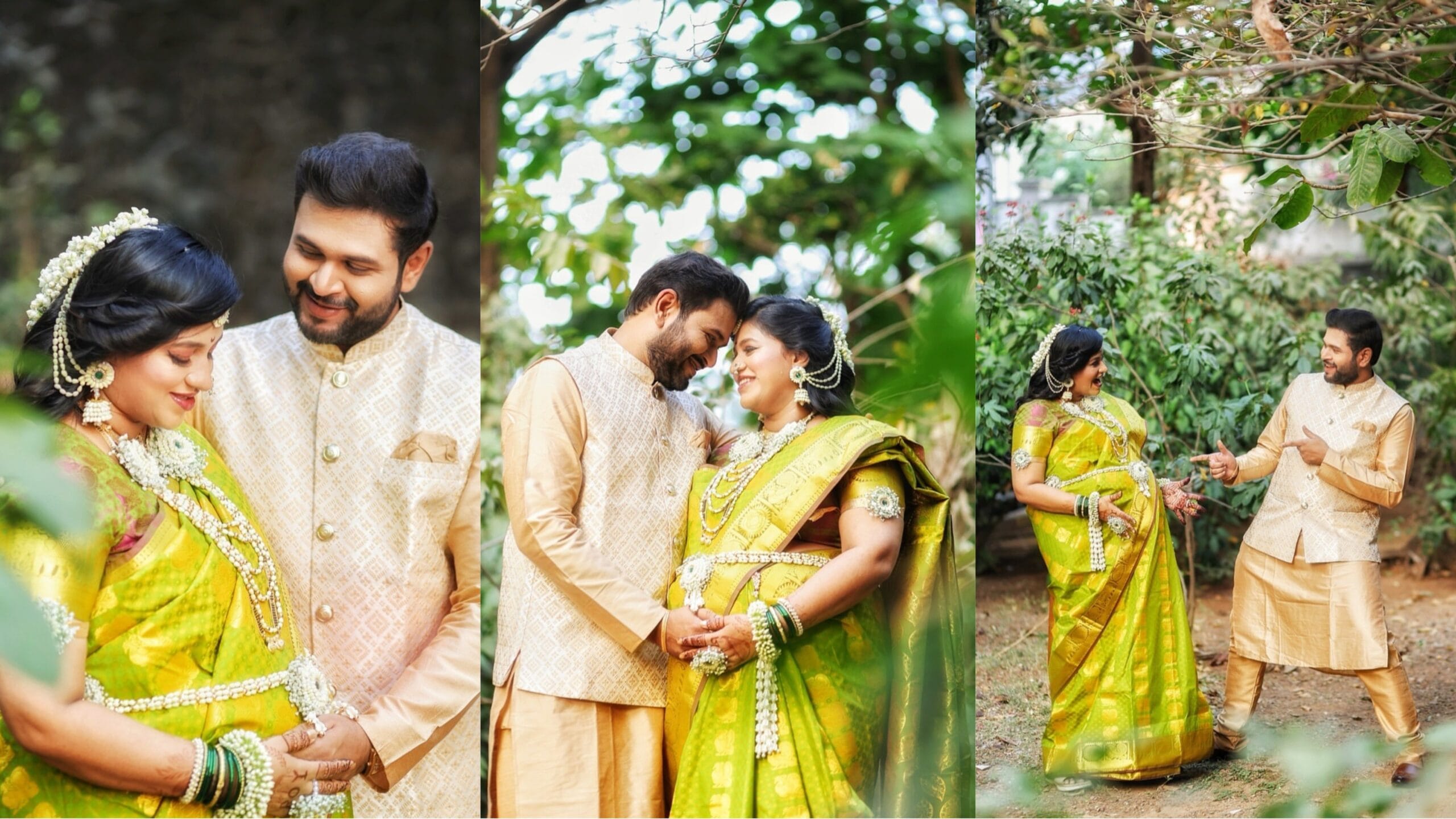 lakshmi niwas actor nikhil to become father dohale jevan ceremony photos