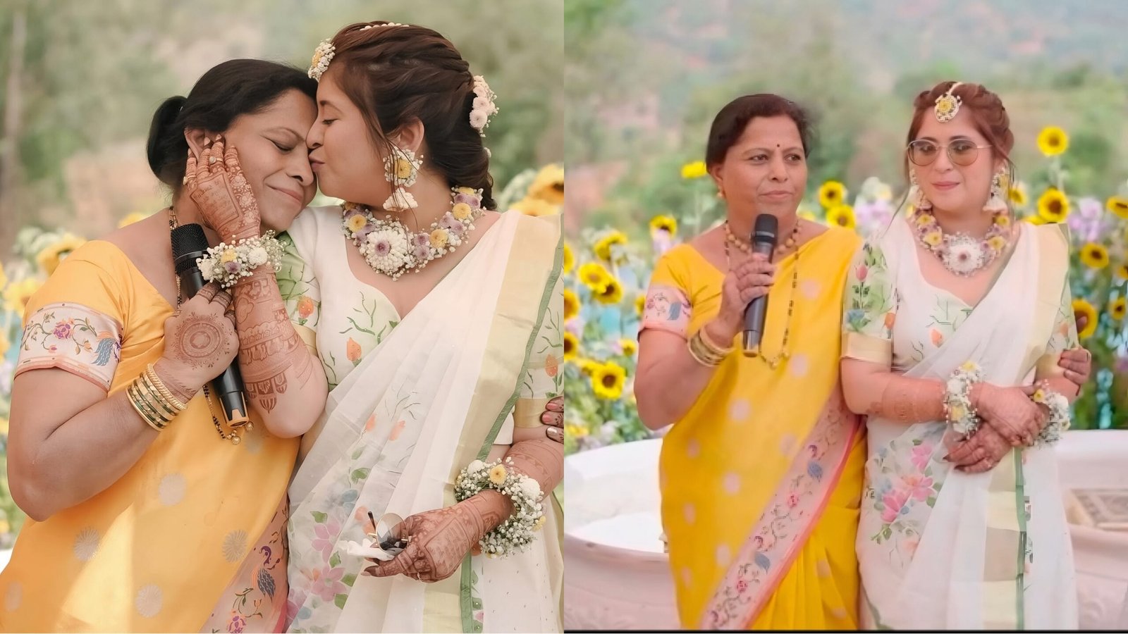 gayatri datar wedding emotional mother speech video