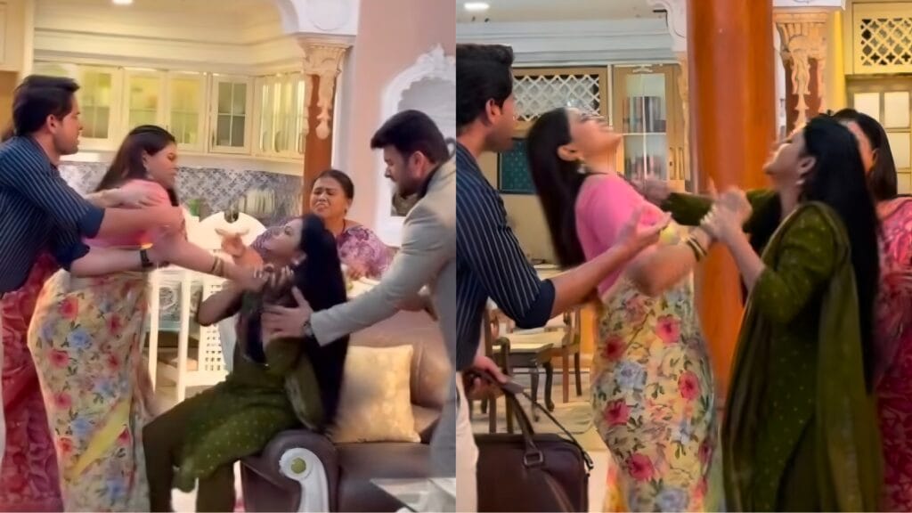 tharala tar mag sayali priya bts fight scene bonding