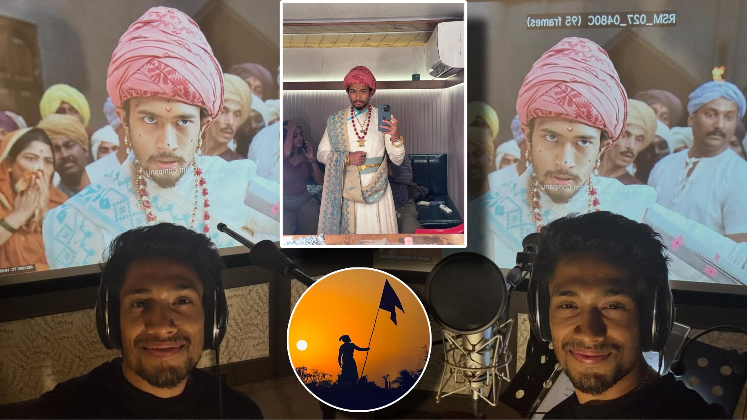 rupesh bane emotional post raja shivaji movie set experience