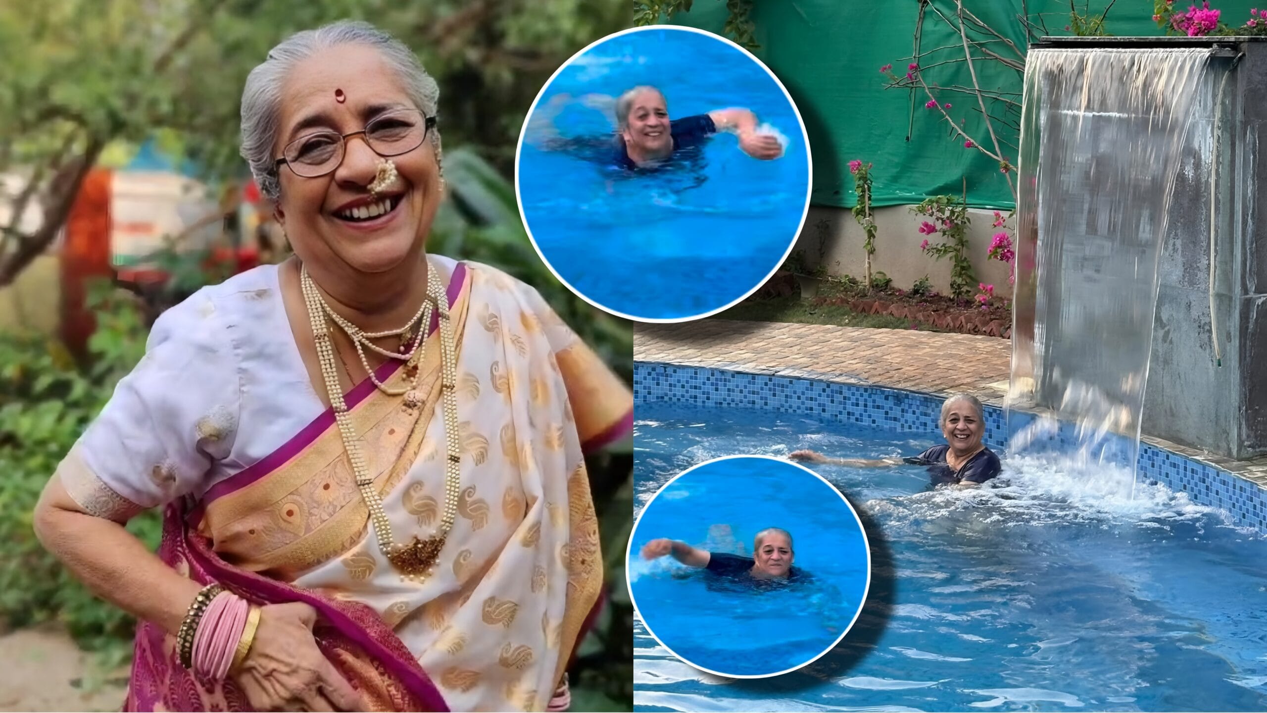 ujwala jog swimming video viral inspiring energy