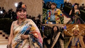 maharashtrachi hasyajatra met gala inspired look photos viral