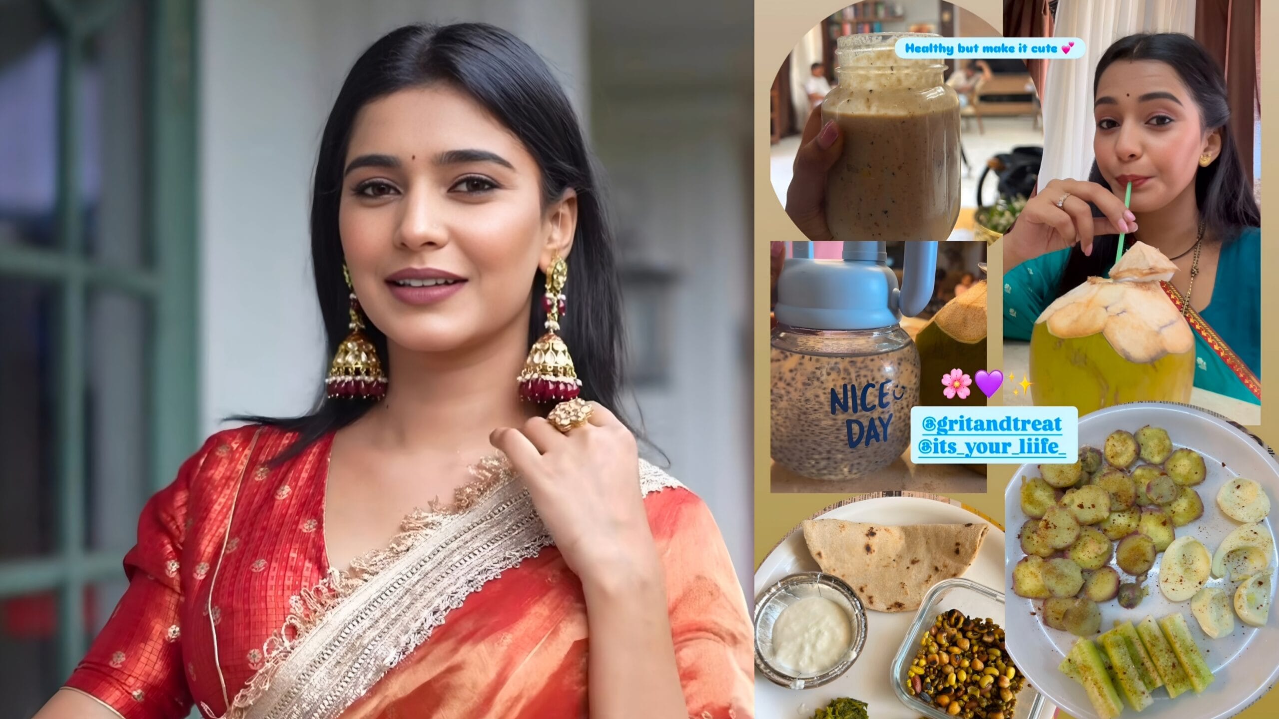 shivani mundhekar fitness diet plan coconut water chia seeds home food