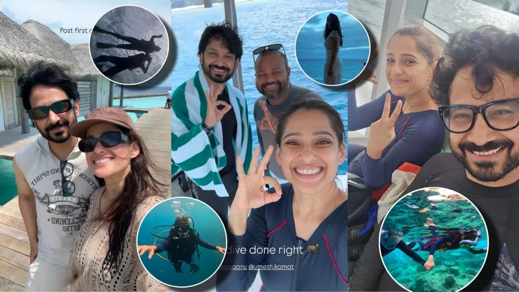 priya bapat umesh kamat maldives trip Scuba Diving photo